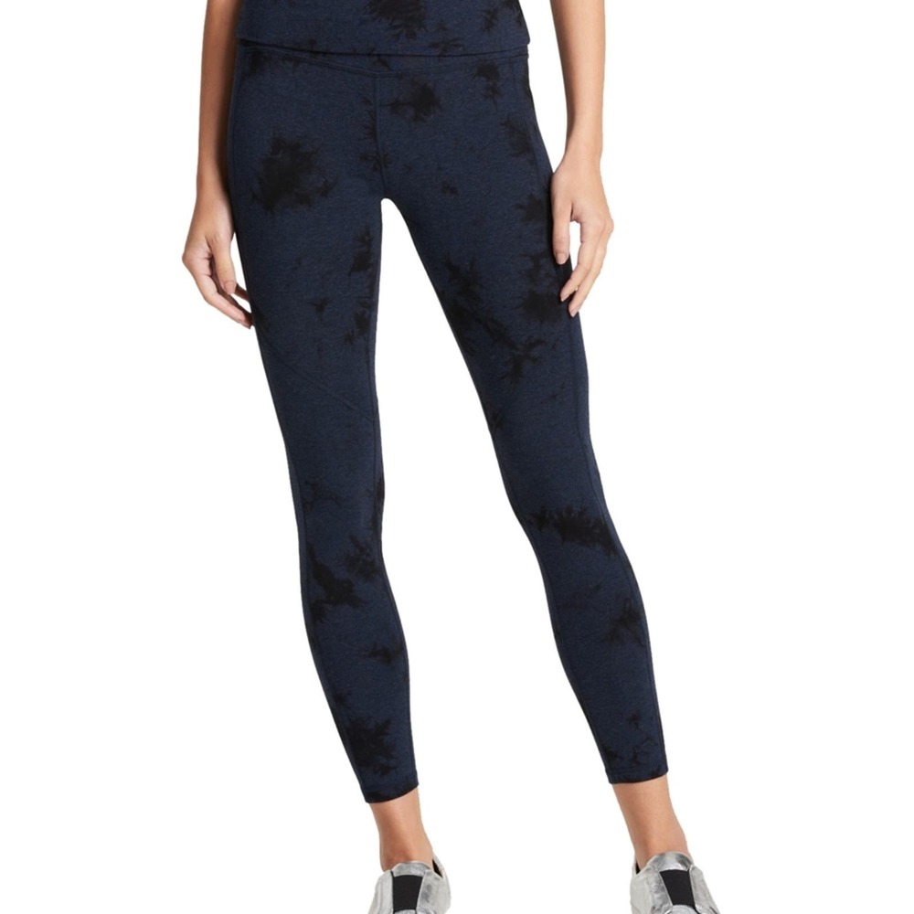 DKNY | Tie-Dye Black Blue Leggings |‎ S